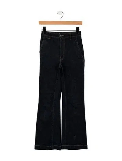Pre-owned Joseph High-rise Flared Jeans In Blue