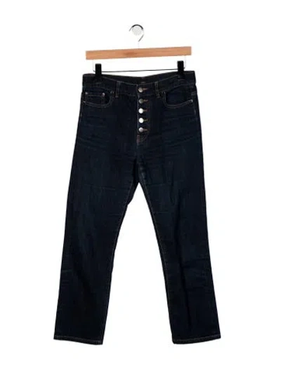 Pre-owned Joseph High-rise Straight Leg Jeans In Blue