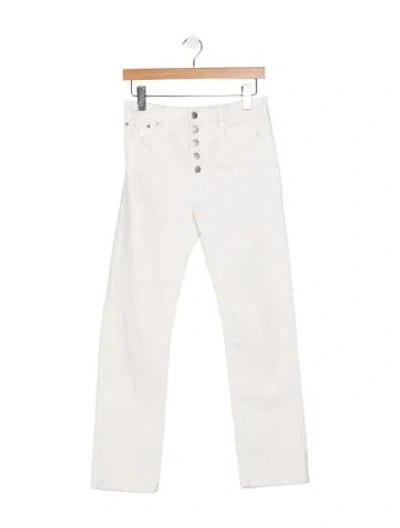 Pre-owned Joseph High-rise Straight Leg Jeans In Neutrals