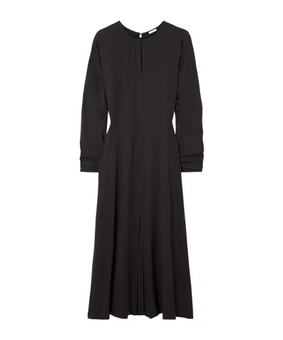 Joseph Hills Crepe Midi Dress In Black