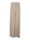 Joseph Hulin Pant Crepe De Soie In Brown