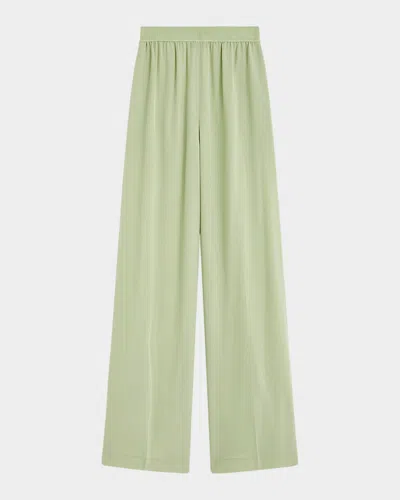 JOSEPH HULIN WIDE-LEG SILK CREPE DE SOIE TROUSERS