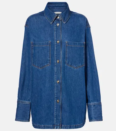 Joseph Idar Light Denim Shirt In Blue