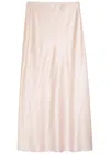 Joseph Womens Rose Isaak Slim-fit Silk-satin Maxi Skirt In Pink