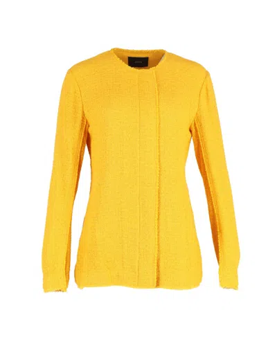 Joseph Jacket In Yellow Tweed