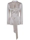 Joseph Archer Button-up Blazer In Gray