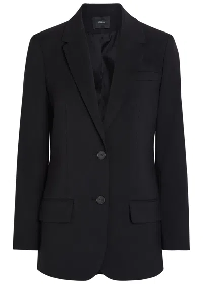 Joseph Jackie Stretch-wool Blazer In Black