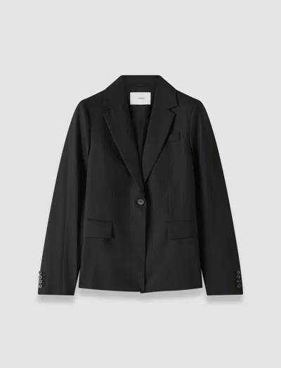 Joseph Jackie Wool Tailoring Stretch Jacket In Black