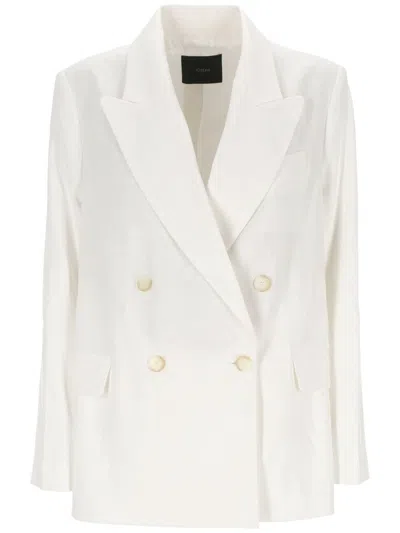 Joseph Jaden Linen Blazer In White