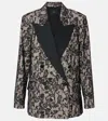 Joseph Patchwork Lace Double-breasted Jaden Blazer In Multicoloured