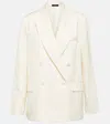 Joseph Valery Soft Cotton Silk Jacket In White