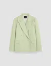 Joseph Jaden Soft Viscose Tailoring Jacket In Matcha