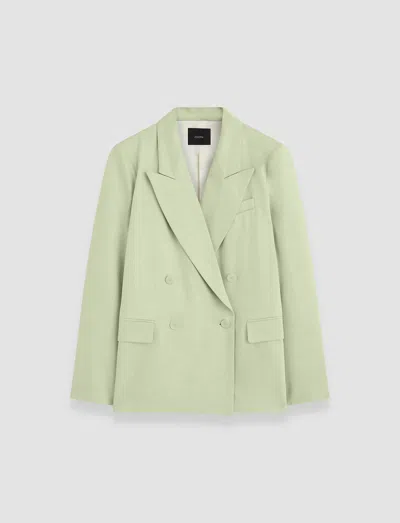 Joseph Jaden Soft Viscose Tailoring Jacket In Matcha