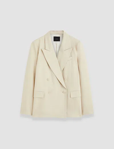Joseph Jaden Soft Viscose Tailoring Jacket In Quail
