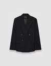 Joseph Tailoring Wool Stretch Jaden Jacket In Black