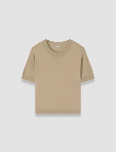 Joseph Jana Silk Knit Top In Neutral