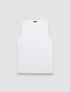 Joseph Cotton Silk Jersey Tank Top In Off White