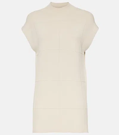 Joseph Jersey Sweater Vest In Beige