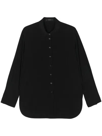 Joseph Joe Crepe-de-chine Shirt In Black