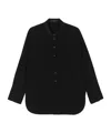 Joseph Perle Fluid Twill Wool Shirt In Black