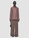 Joseph Joe Printed Silk Blend Blouse In Pink