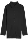 Joseph Joe Silk-crepe Shirt In Black