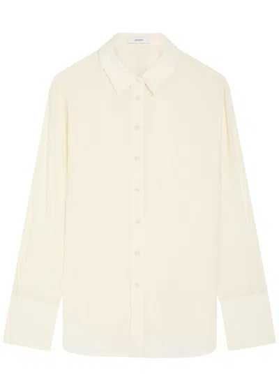 Joseph Joe Silk-crepe Shirt In Neutral