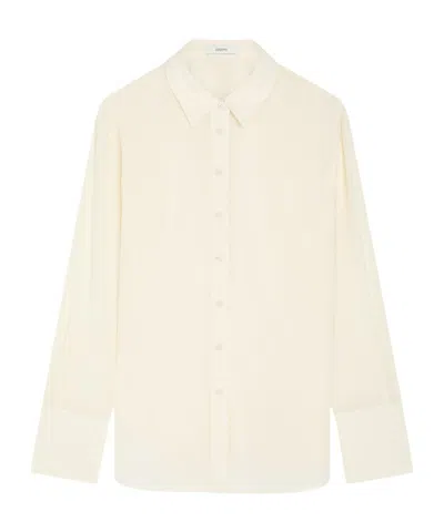 Joseph Joe Silk-crepe Shirt In White