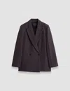 Joseph Joly Evening Silk Blend Jacket In Aurora Purple