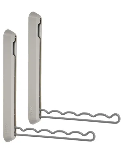 Joseph Joseph 2 Pack Orderly Foldaway Clothes Rails In Silver