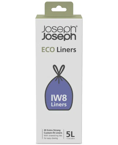 Joseph Joseph 20-pk. Iw8 Custom-fit Easy Store Bin Liners In Grey