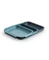 Joseph Joseph Nest Bake 3pc Non-stick Baking Tray Set In Blue