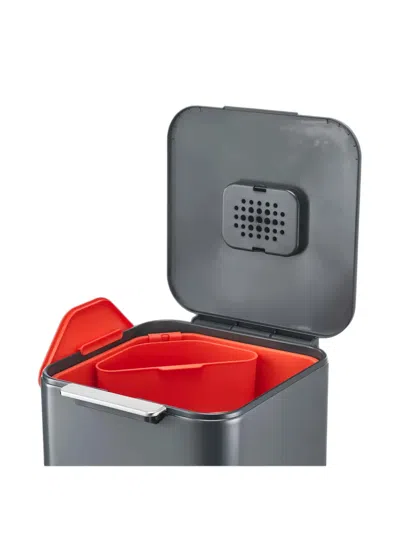 Joseph Joseph 40l Totem Recycling Bin In Gray