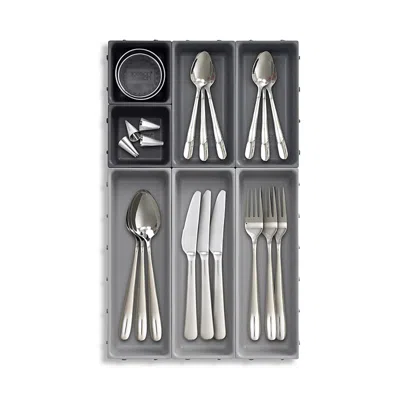 Joseph Joseph 7-piece Modular Drawer Organizer In Gray
