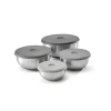 Joseph Joseph 8-pc. Mixing Bowl In Silver