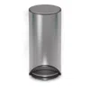 Joseph Joseph Arc 30 Liter Slimline Pedal Trash Can With Liner Pocket In Stainless Steel