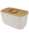 Joseph Joseph Bread Bin With Cutting Board Lid In Brown