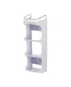 Joseph Joseph Capsule Compact 4-tier Shower Shelf In White