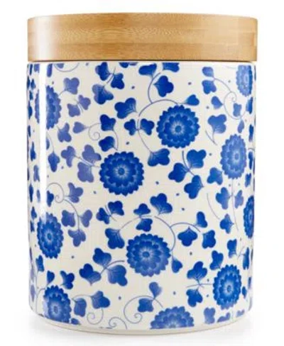 Joseph Joseph Certified International Chelsea Collection Indigo Poppy Canister In Blue