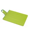 Joseph Joseph Chop2pot Plus Folding Regular Chopping Board In Green