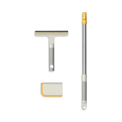 Joseph Joseph Cleantech 3-piece Pet Hair Carpet And Upholstery Cleaning Tool Set In Gray