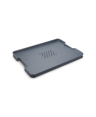 Joseph Joseph Cut And Carve Plus Multi-function Chopping Board In Sky