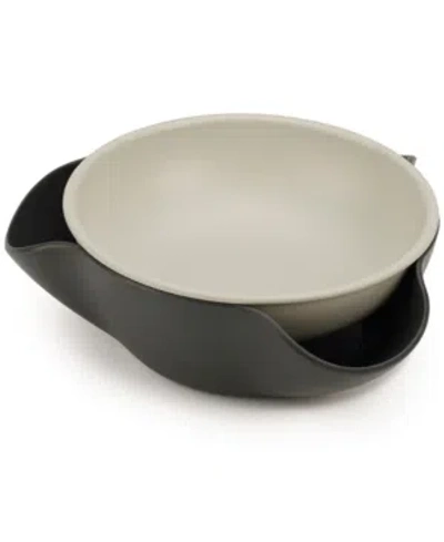 Joseph Joseph Double-dish Serving Bowl In Grey