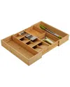 JOSEPH JOSEPH JOSEPH JOSEPH DRAWERSTORE BAMBOO EXPANDABLE CUTLERY, UTENSIL & GADGET ORGANIZER