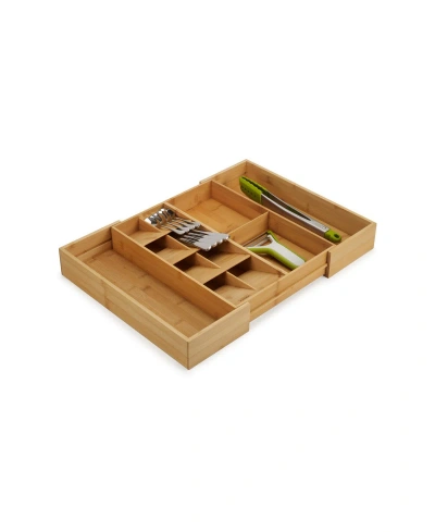 Joseph Joseph Drawerstore Bamboo Expandable Cutlery, Utensil And Gadget Organizer In Beige