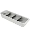 Joseph Joseph Drawerstore Compact Tiered Cutlery Organizer In Gray