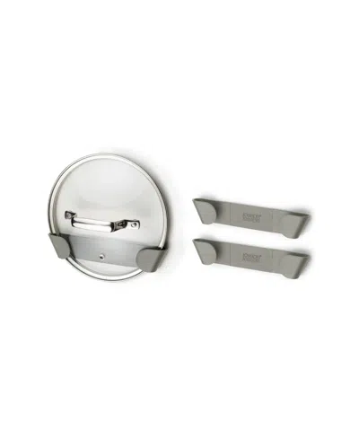 Joseph Joseph Duo Set Of 3 In-cupboard Pan Lid Holders In Gray