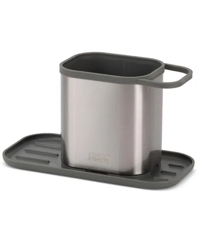 Joseph Joseph Duo Stainless Steel Sink Tidy In Silver