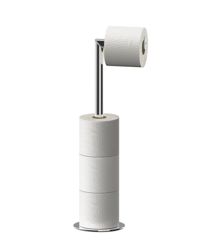 Joseph Joseph Easy-store Luxe 2-in-1 Toilet Roll Stand In Gray