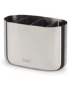 Joseph Joseph Easy Store Luxe Large Stainless-steel Toothbrush Caddy In Steel
